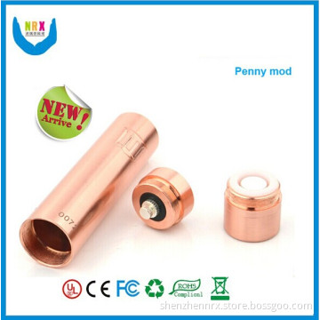 Wholesale 18650 Mechanical Mod Clone Red Copper Penny